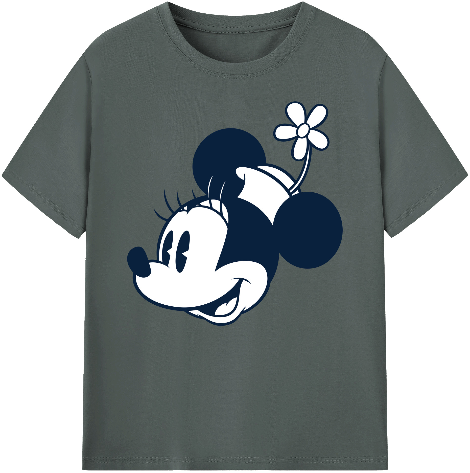 ミッキーマウス Mickey Mouse 綿100％ メンズ半袖Tシャツ｜肌触りやわらか＆通気性